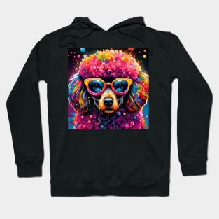 Poodle with Sunglasses Hoodie